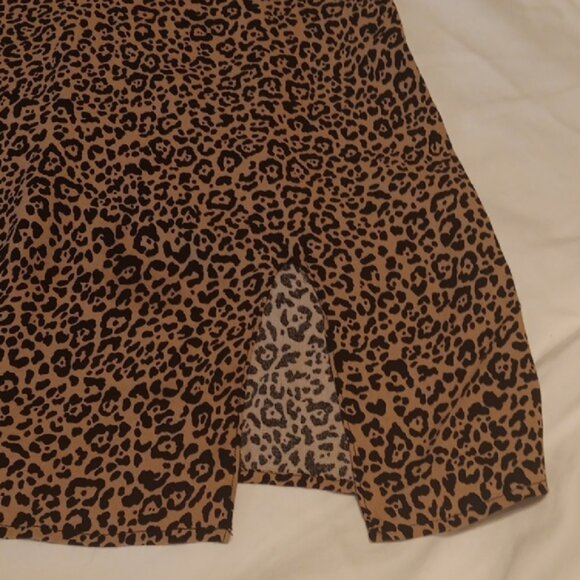 Leopard Print Spaghetti Strap Dress - Picture 4 of 5